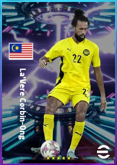 La'Vere Corbin-Ong eFootball 2026 player card, 78 OVR LB