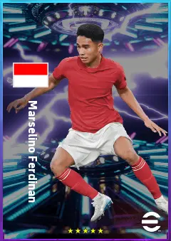 Marselino Ferdinan eFootball 2026 player card, 79 OVR AMF