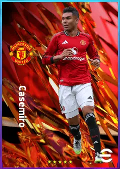 Casemiro eFootball 2026 player card, 81 OVR DMF
