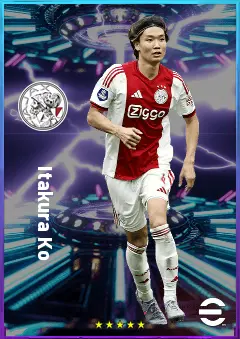 Itakura Ko eFootball 2026 player card, 81 OVR CB
