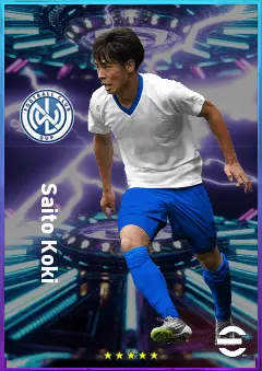 Saito Koki eFootball 2026 player card, 78 OVR LMF