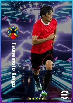 Tsunemoto Keigo eFootball 2026 player card, 79 OVR RB