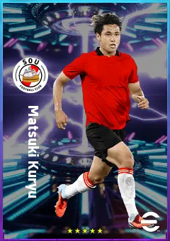 Matsuki Kuryu eFootball 2026 player card, 80 OVR AMF