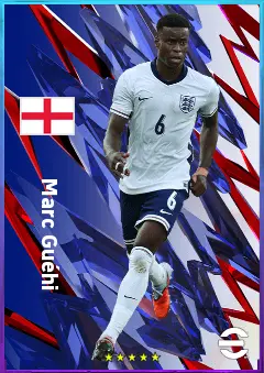 Marc Guéhi eFootball 2026 player card, 82 OVR CB