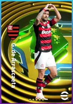 G. de Arrascaeta eFootball 2026 player card, 81 OVR AMF