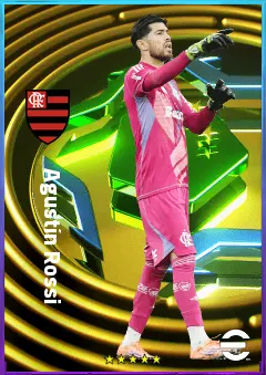Agustín Rossi eFootball 2026 player card, 80 OVR GK