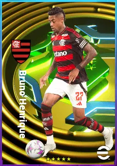 Bruno Henrique eFootball 2026 player card, 81 OVR LWF
