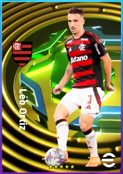Léo Ortiz eFootball 2026 player card, 80 OVR CB