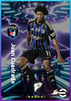 Juan Cuadrado eFootball 2026 player card, 81 OVR RMF