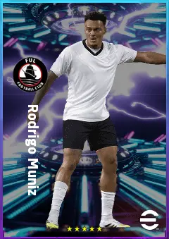 Rodrigo Muniz eFootball 2026 player card, 82 OVR CF