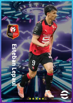 Esteban Lepaul eFootball 2026 player card, 79 OVR CF
