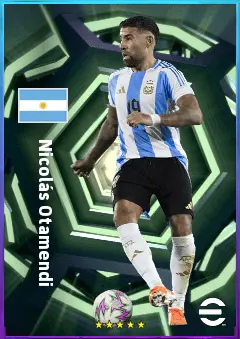 Nicolás Otamendi eFootball 2026 player card, 81 OVR CB