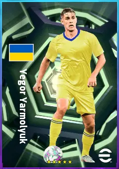 Yegor Yarmolyuk eFootball 2026 player card, 79 OVR AMF