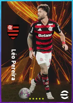 Léo Pereira eFootball 2026 player card, 81 OVR CB