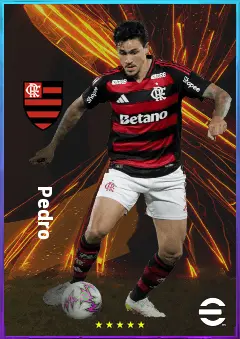 Pedro eFootball 2026 player card, 80 OVR CF