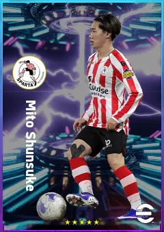 Mito Shunsuke eFootball 2026 player card, 80 OVR RMF