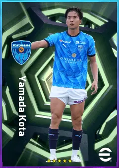 Yamada Kota eFootball 2026 player card, 76 OVR AMF