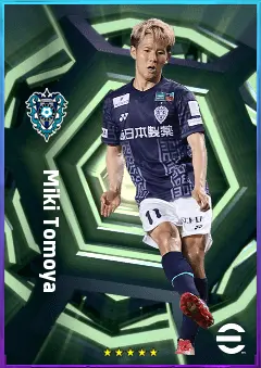 Miki Tomoya eFootball 2026 player card, 79 OVR AMF