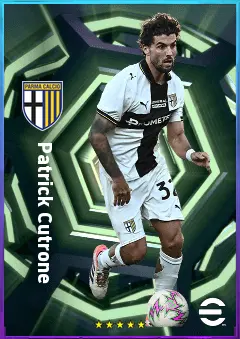 Patrick Cutrone eFootball 2026 player card, 78 OVR CF