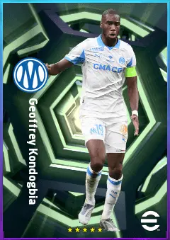 Geoffrey Kondogbia eFootball 2026 player card, 81 OVR DMF