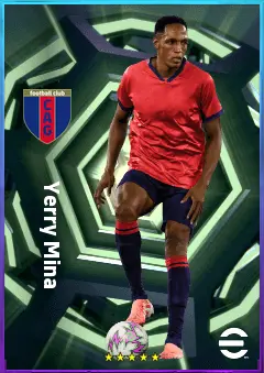 Yerry Mina eFootball 2026 player card, 80 OVR CB