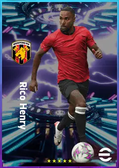 Rico Henry eFootball 2026 player card, 79 OVR LB