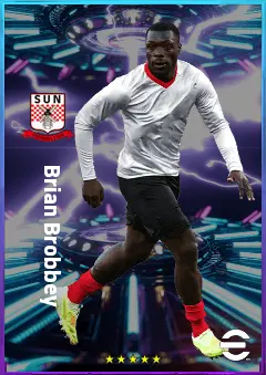 Brian Brobbey eFootball 2026 player card, 81 OVR CF