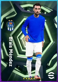 Brais Méndez eFootball 2026 player card, 81 OVR CMF