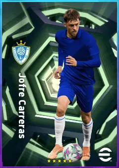 Jofre Carreras eFootball 2026 player card, 78 OVR RMF