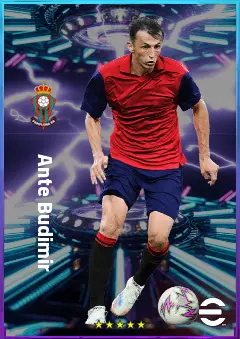 Ante Budimir eFootball 2026 player card, 81 OVR CF