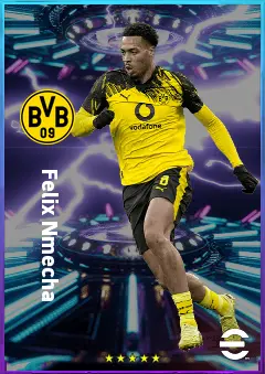 Felix Nmecha eFootball 2026 player card, 81 OVR DMF
