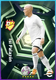 Isi Palazón eFootball 2026 player card, 80 OVR SS