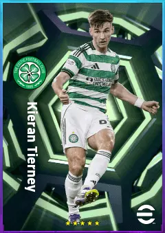 Kieran Tierney eFootball 2026 player card, 80 OVR LB