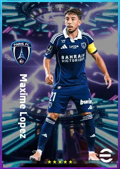 Maxime Lopez eFootball 2026 player card, 79 OVR CMF