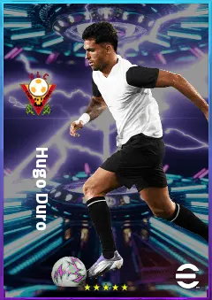 Hugo Duro eFootball 2026 player card, 80 OVR CF