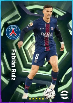 Fabián Ruiz eFootball 2026 player card, 83 OVR CMF