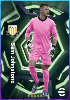Sam Johnstone eFootball 2026 player card, 80 OVR GK