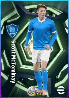 Scott McTominay eFootball 2026 player card, 82 OVR DMF