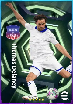 Thomas Delaney eFootball 2026 player card, 80 OVR DMF