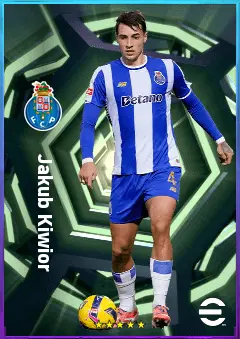 Jakub Kiwior eFootball 2026 player card, 82 OVR CB