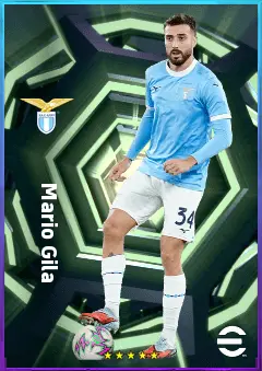 Mario Gila eFootball 2026 player card, 80 OVR CB