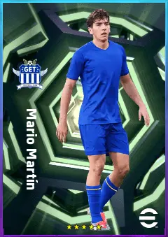 Mario Martín eFootball 2026 player card, 78 OVR DMF