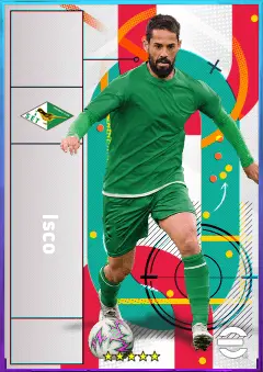 Isco eFootball 2026 player card, 82 OVR AMF