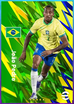 João Pedro eFootball 2026 player card, 82 OVR CF