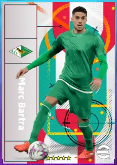 Marc Bartra eFootball 2026 player card, 80 OVR CB