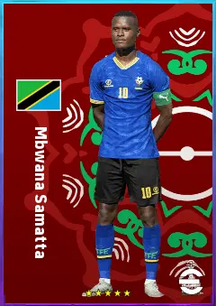 Mbwana Samatta eFootball 2026 player card, 79 OVR CF