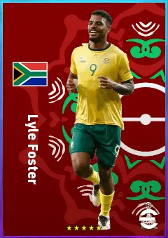 Lyle Foster eFootball 2026 player card, 79 OVR CF