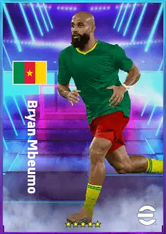 Bryan Mbeumo eFootball 2026 player card, 83 OVR CF