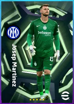 Josep Martínez eFootball 2026 player card, 80 OVR GK