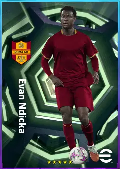 Evan Ndicka eFootball 2026 player card, 82 OVR CB